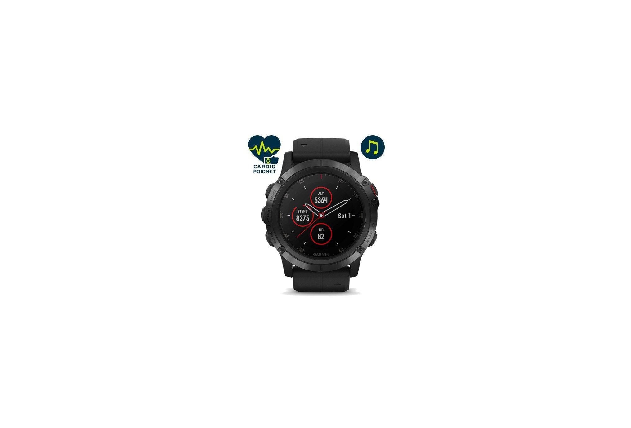 garmin fenix 5x plus sapphire black
