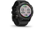 Garmin Fenix 6 Sapphire und QuickFit-Lederarmband 22 mm