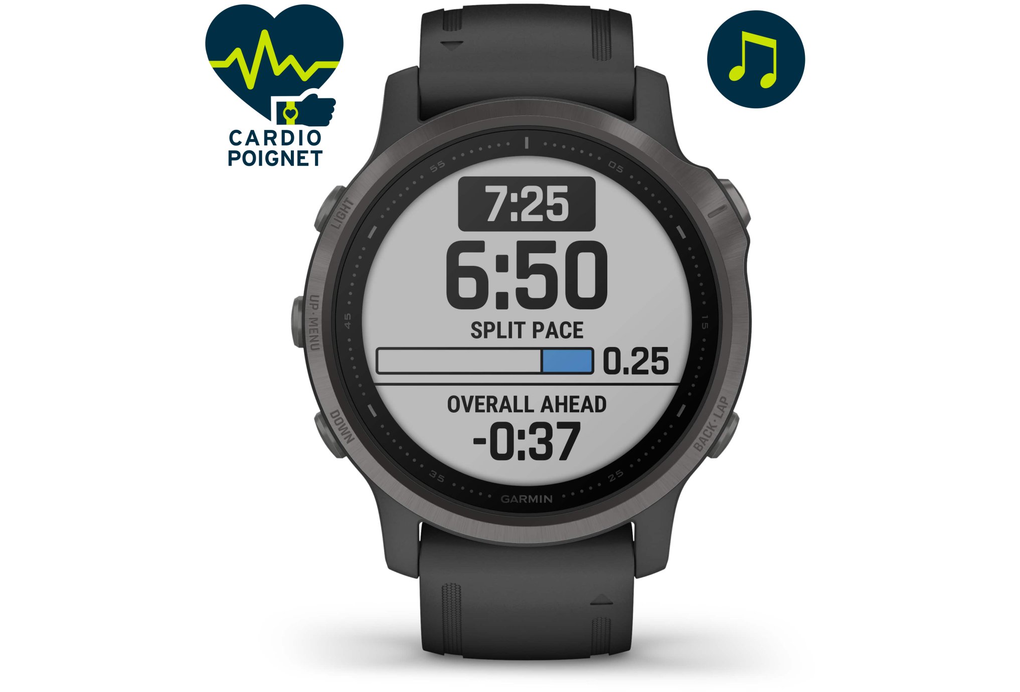 Garmin Fenix 6S Pro Sapphire Cardio-Gps