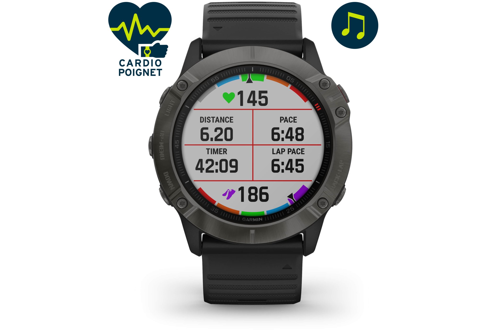 Garmin Fenix 6X Pro Sapphire Cardio-Gps
