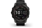 Garmin Fenix 7 Sapphire Solar Titane mit QuickFit Lederarmband