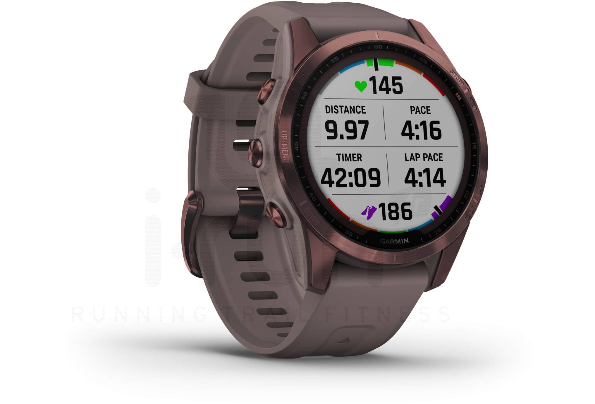Coque Protection Garmin Fenix 7S - Lot De 2 (Transparent + Rose) - Anti Rayures Et Chocs