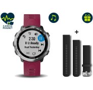 Garmin Pack Forerunner 645 Music + Bracelet 20 mm Noir / Silver