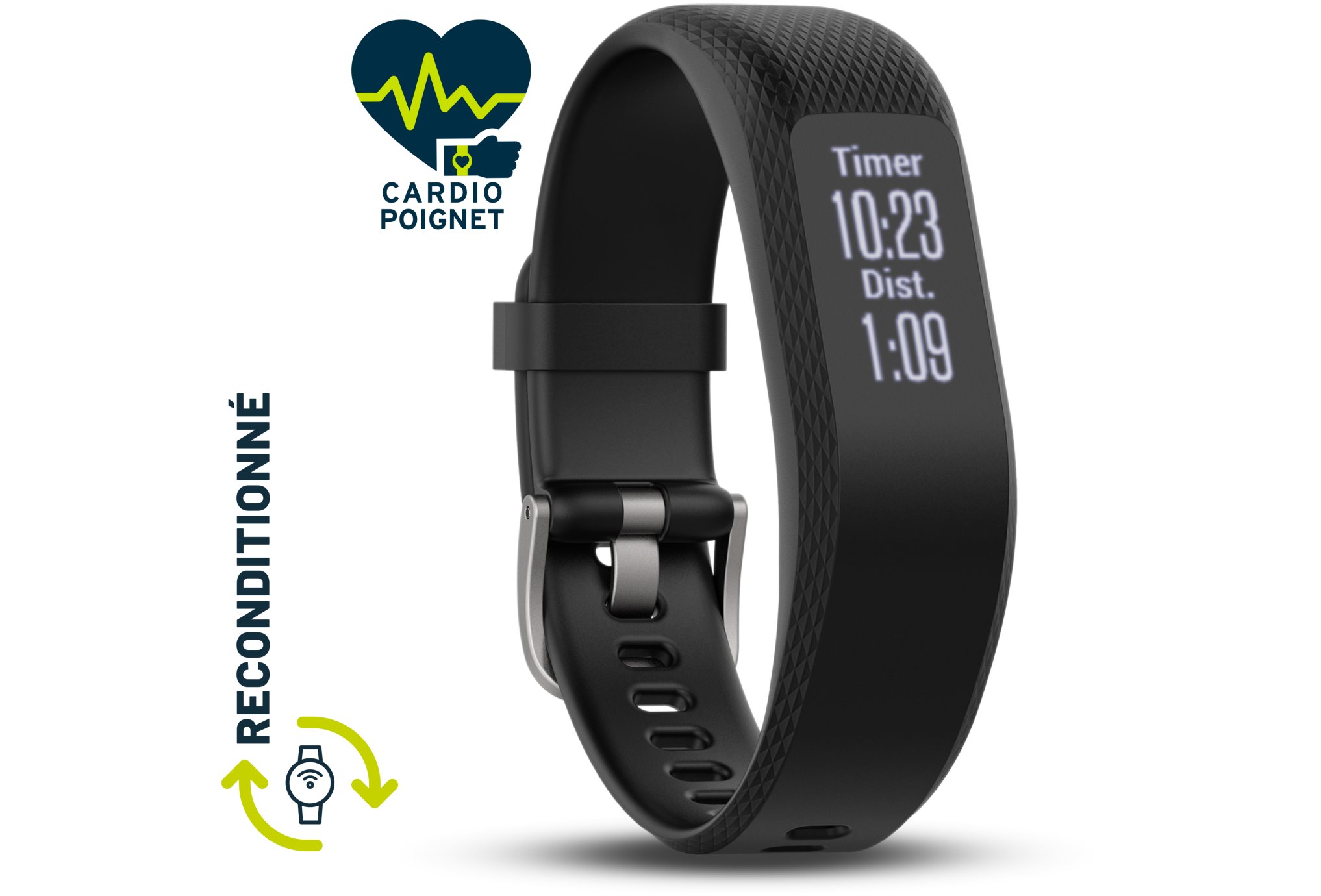 Garmin Vivosmart 3 -S/M - Reconditionné A+ Bracelets d'activité