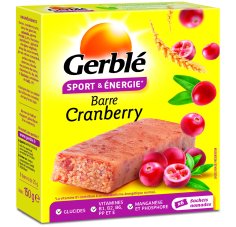 Gerblé Barres cranberry