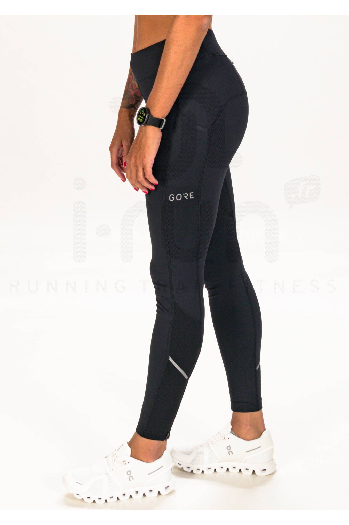 Collant Thermo Gorewear R3 - Polaire Douce Pour Course à Pied Froid - Multi-Poches Et Zip Bas
