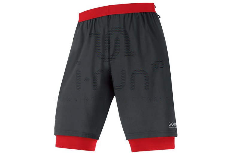 Gorewear Pantal�n corto 2 en 1 X-Running 2.0