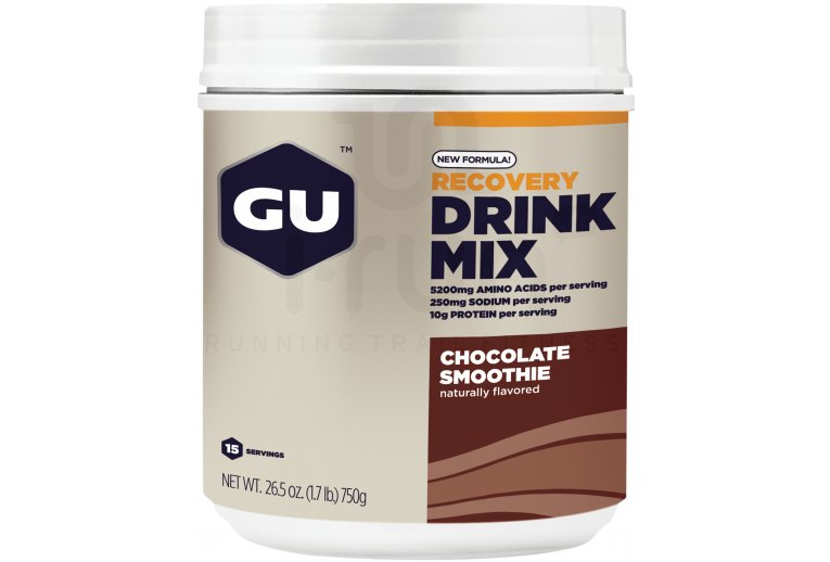 GU Bebida Recovery Drink Mix Smoothie Chocolate