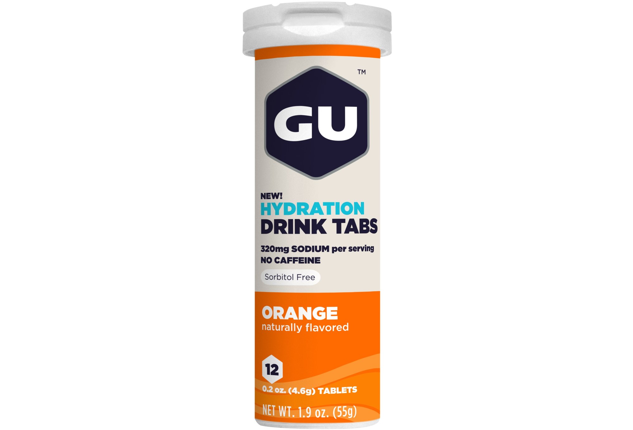 GU Tablettes Hydratation Drink - Orange Diététique Boissons