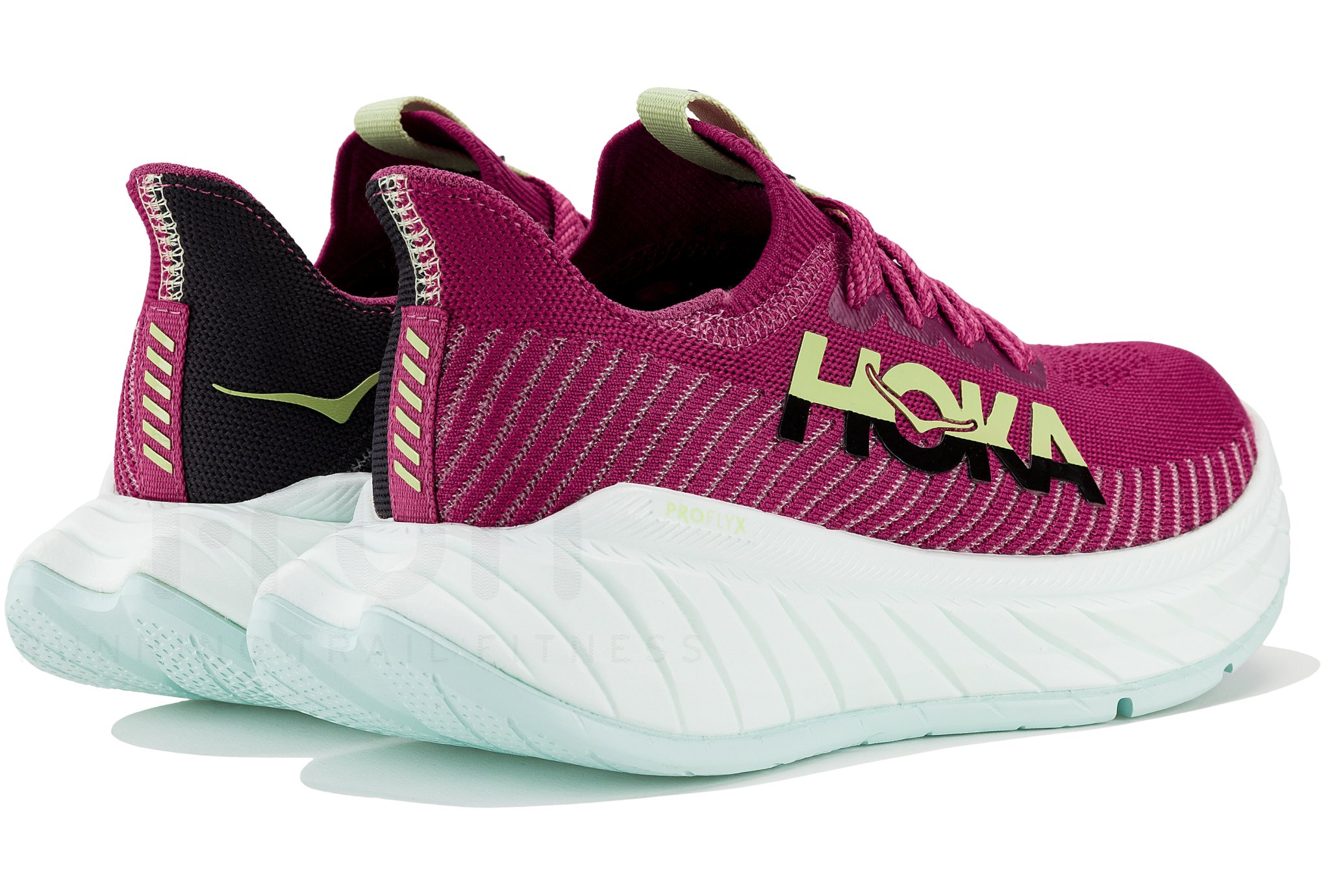 Hoka One One Carbon X 3 W femme Rose pas