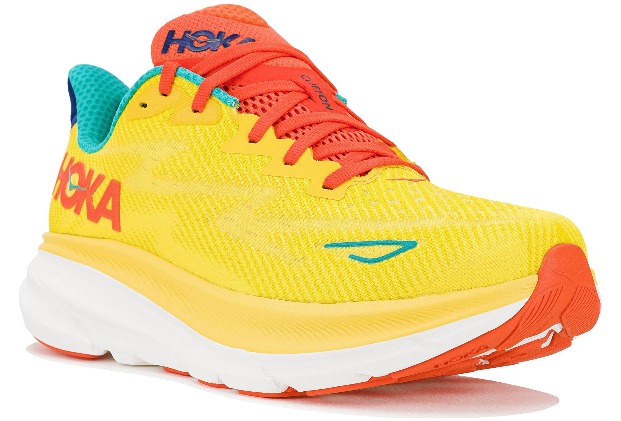 Hoka One One Clifton 9 Jaune