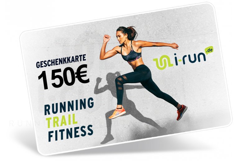 i-run.de Geschenkkarte 150 Euro für Damen