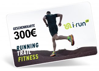 i-run.de Geschenkkarte 300 Euro für Herren
