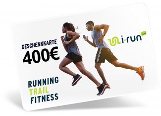 i-run.de Geschenkkarte 400 Euro