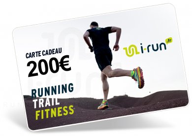 i-run.fr Carte Cadeau 200 M 