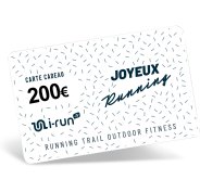 i-run.fr Carte Cadeau 200 Spéciale Noël