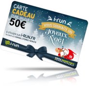 i-run.fr Carte Cadeau 50 Spéciale Noël