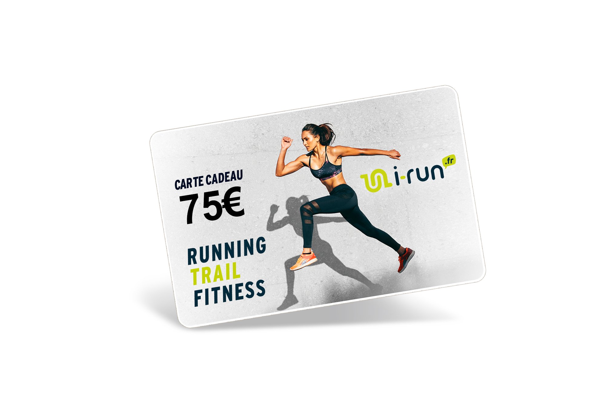 i-run.fr Carte Cadeau 75 W Cartes Cadeau