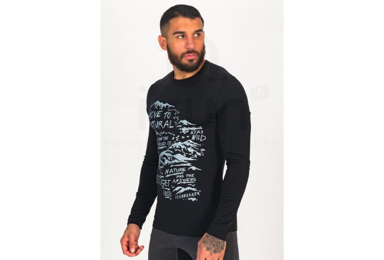 Icebreaker camiseta manga larga 200 Oasis Travel Diaries