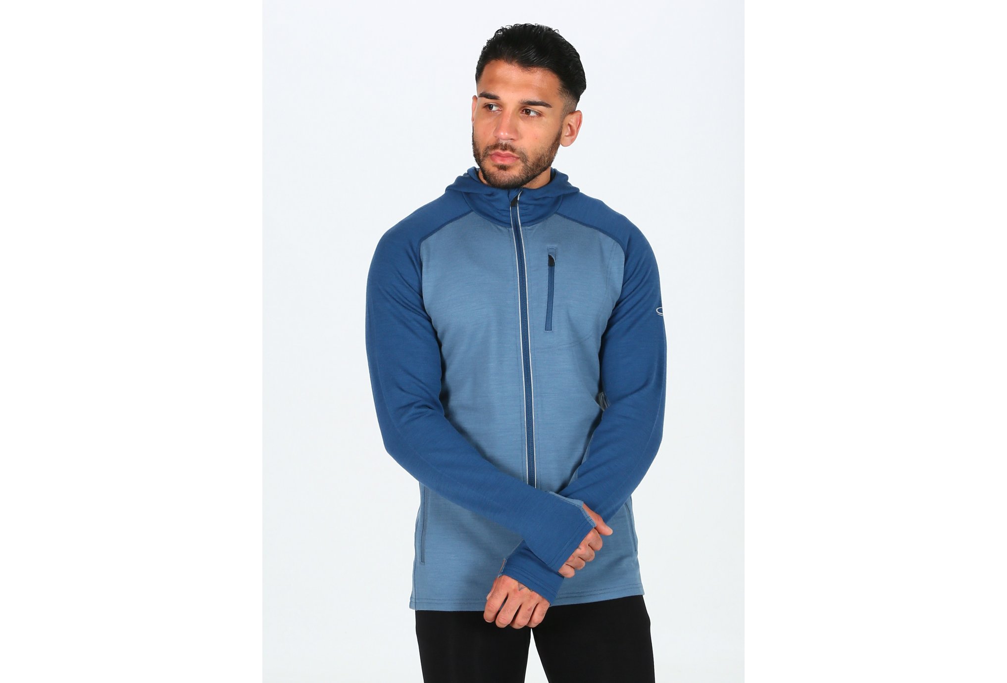 Icebreaker Quantum LS Zip Hood M Diététique Vêtements homme