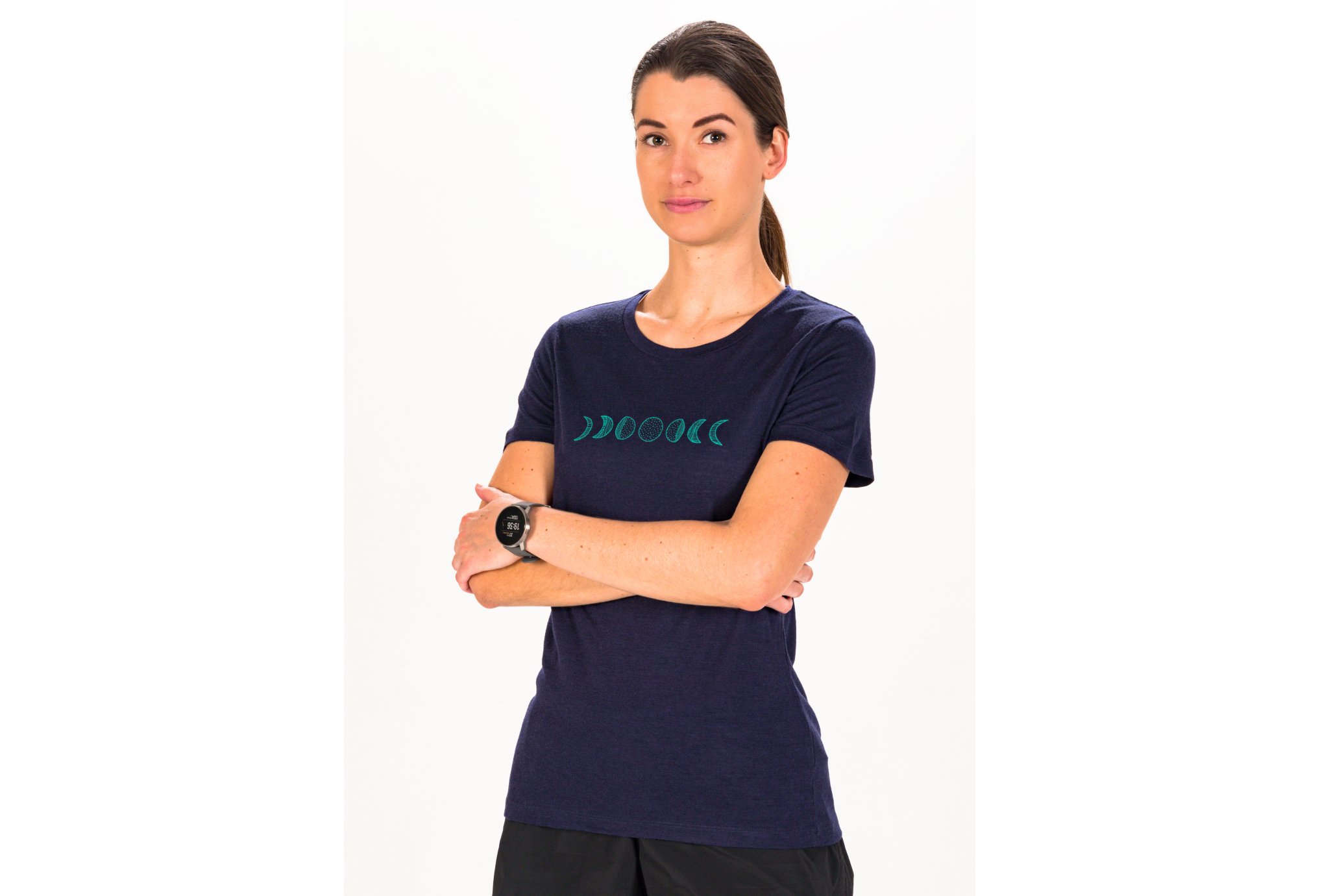 Icebreaker Tech Lite II Mérinos Moon Phase W vêtement running femme