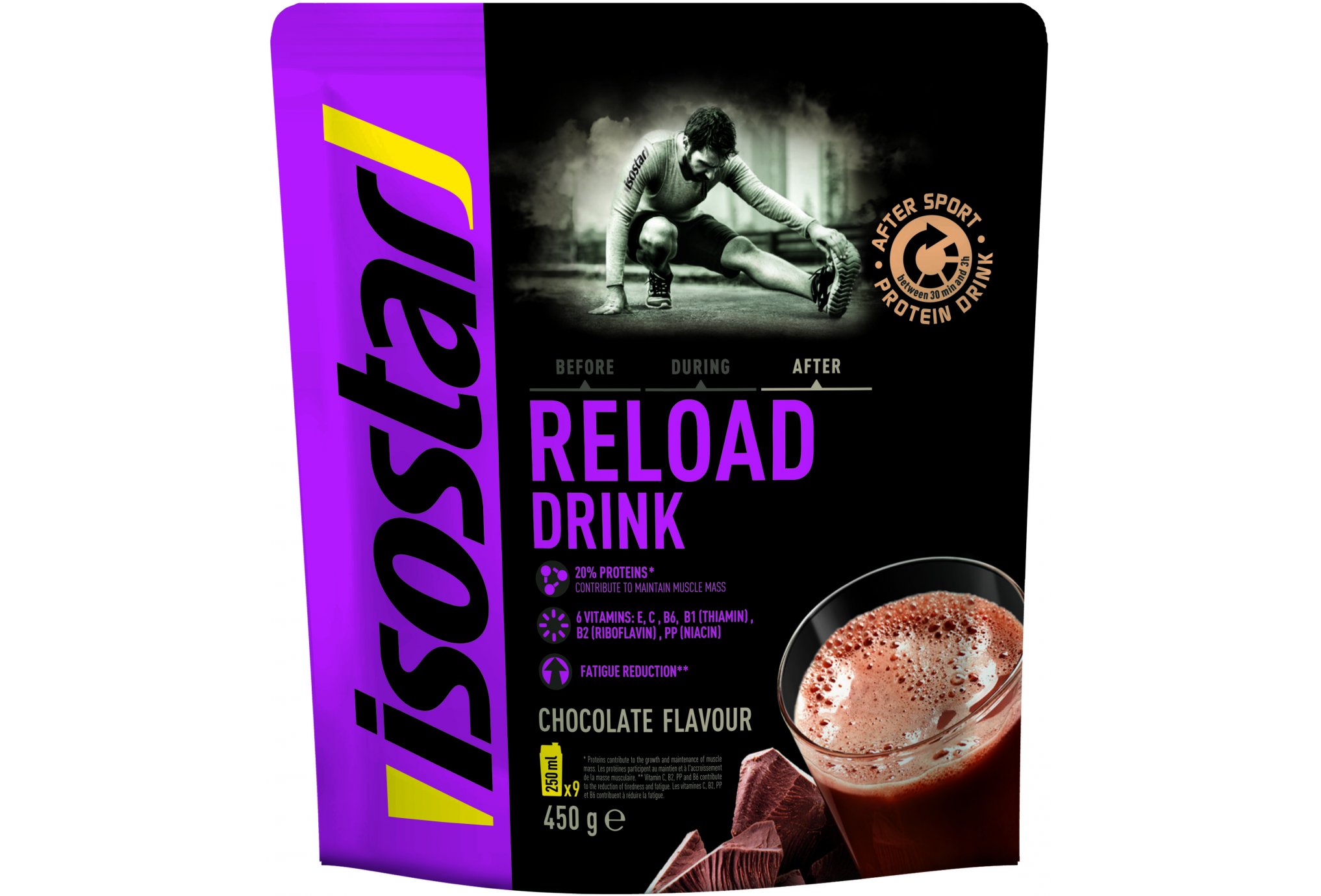 Isostar After Sport Reload Protein - Chocolat Diététique Protéines / récupération