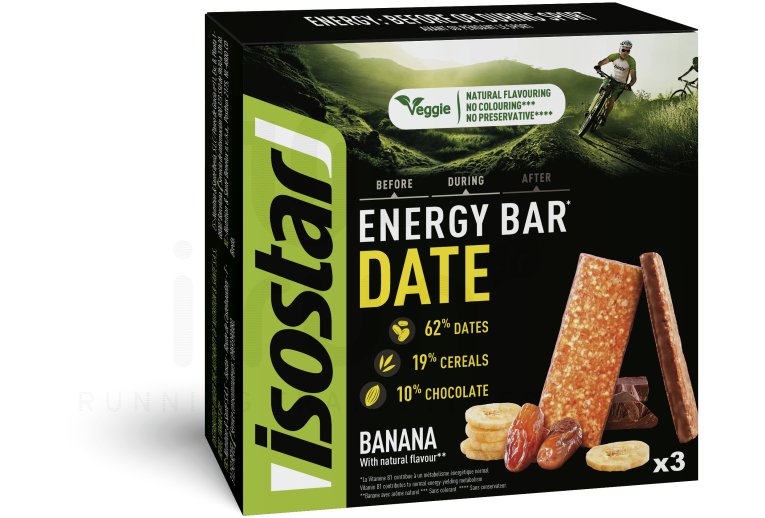 Isostar Pack barritas Essential Bar - Banana
