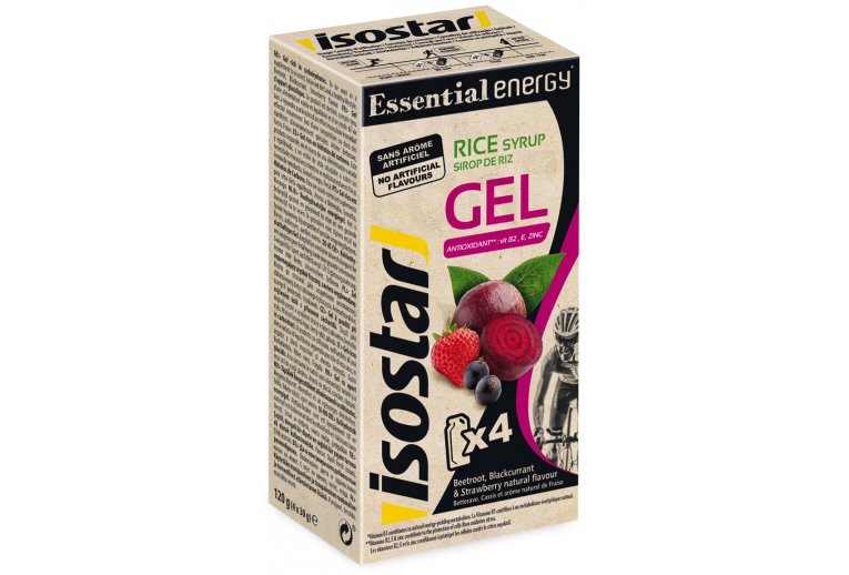 Isostar Gel energtico Essential Remolacha, Grosella, fresa