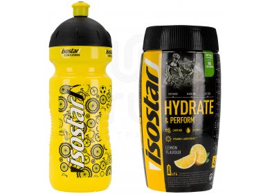 Isostar Hydrate & Perform - Citron + 1 gourde offerte 