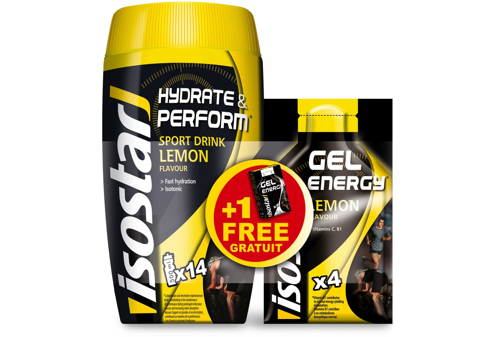 Isostar Pack Hydrate & Perform + Gel Energy - Citron