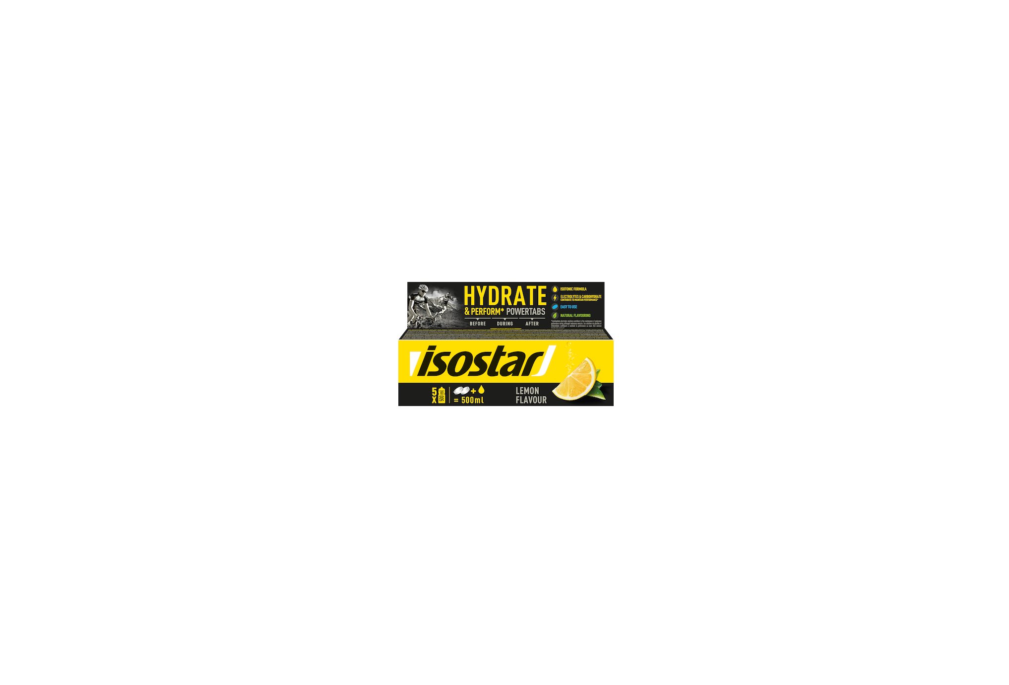 Isostar Powertabs Fast Hydration - Citron Diététique Boissons
