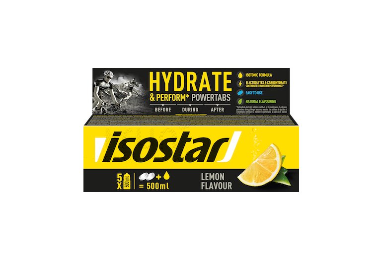 Isostar Powertabs Fast Hydration - Limón