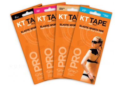 KT Tape Pack de 4 Fast Pack 3 bandes Synthetic Pro 