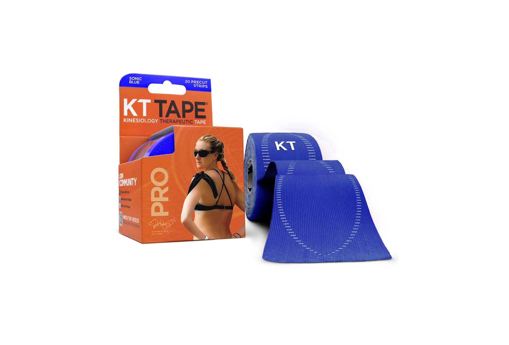 KT Tape Synthetic Pro pré-découpé Protection musculaire & articulaire