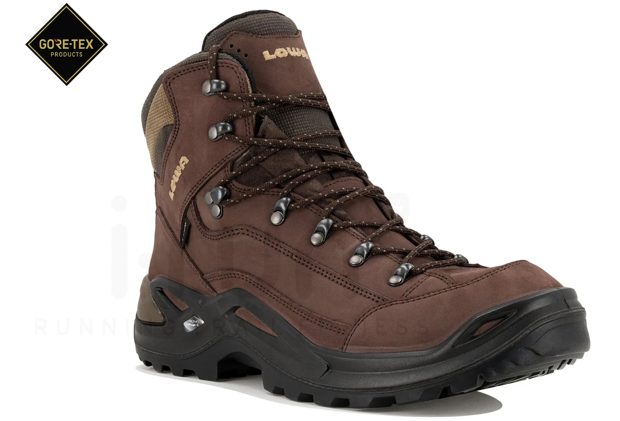 Scarponcini Da Trekking Lowa Renegade Evo GTX – Mid, Pelle, Gore-Tex, Suola In Gomma, Taglia EU 45, Colore Nero/Antracite
