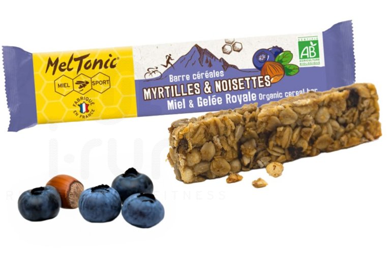 MelTonic Barre crales Bio - Myrtilles et noisettes