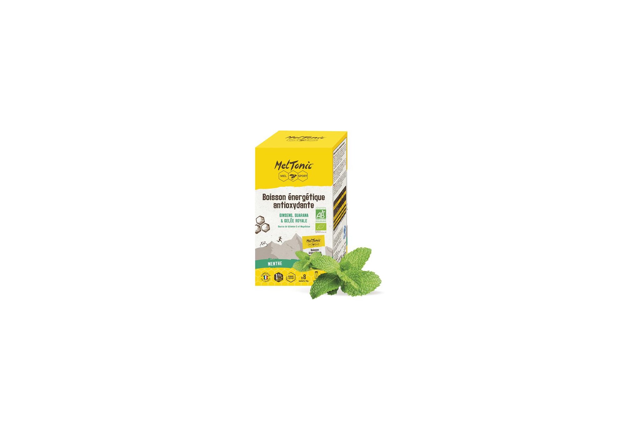 MelTonic Boisson Energétique Antioxydante Bio - Menthe Diététique Boissons