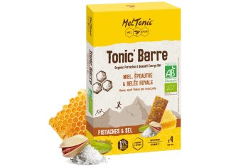 MelTonic Étui Tonic'Barre Bio -  Pistaches, Fleur de sel de Guérande et Miel