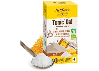 MelTonic Etui Tonic'Gel Salé BIO - Miel Fleur de sel Gelée royale - 6 gels