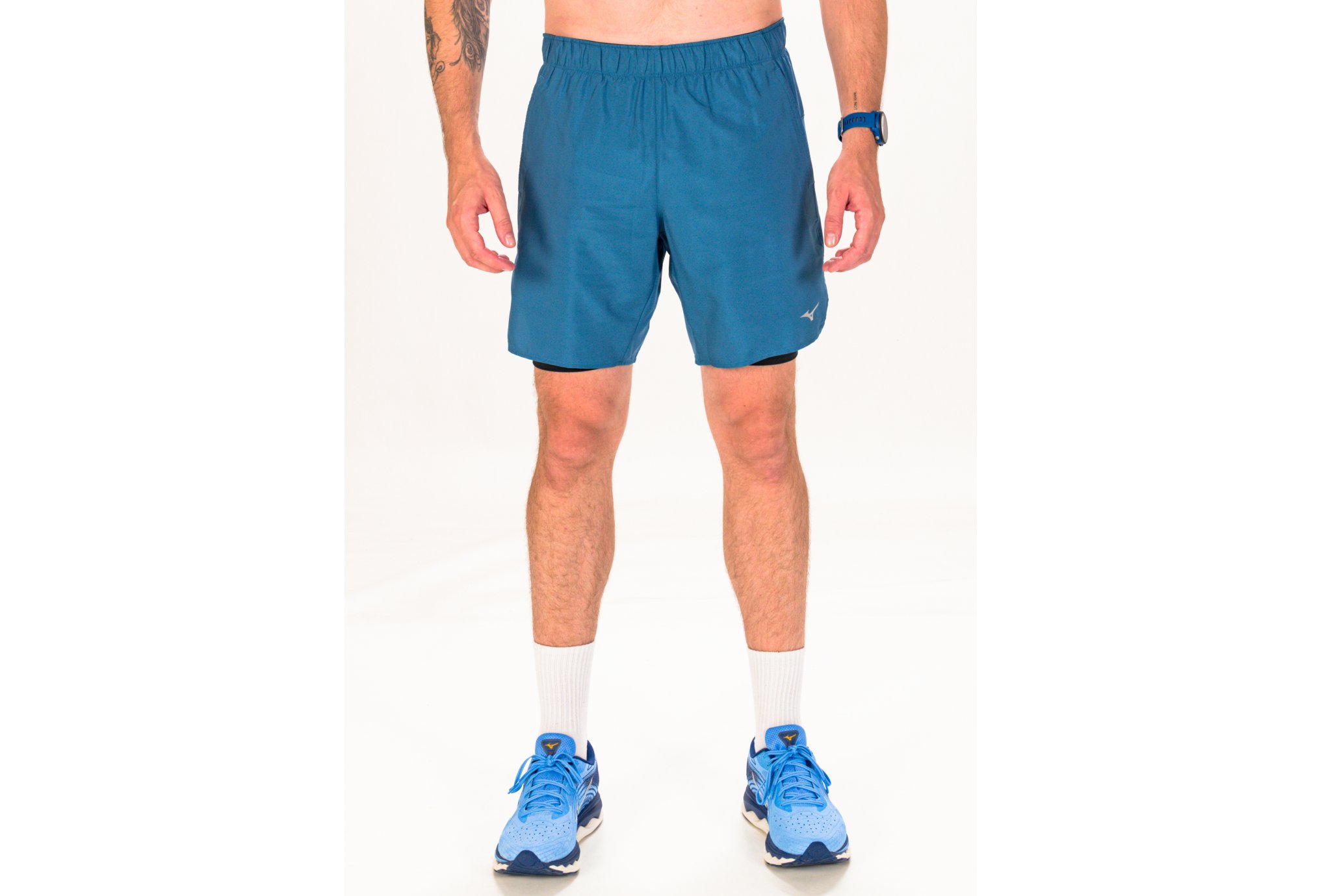 Mizuno 7.5 2 en 1 Bleu