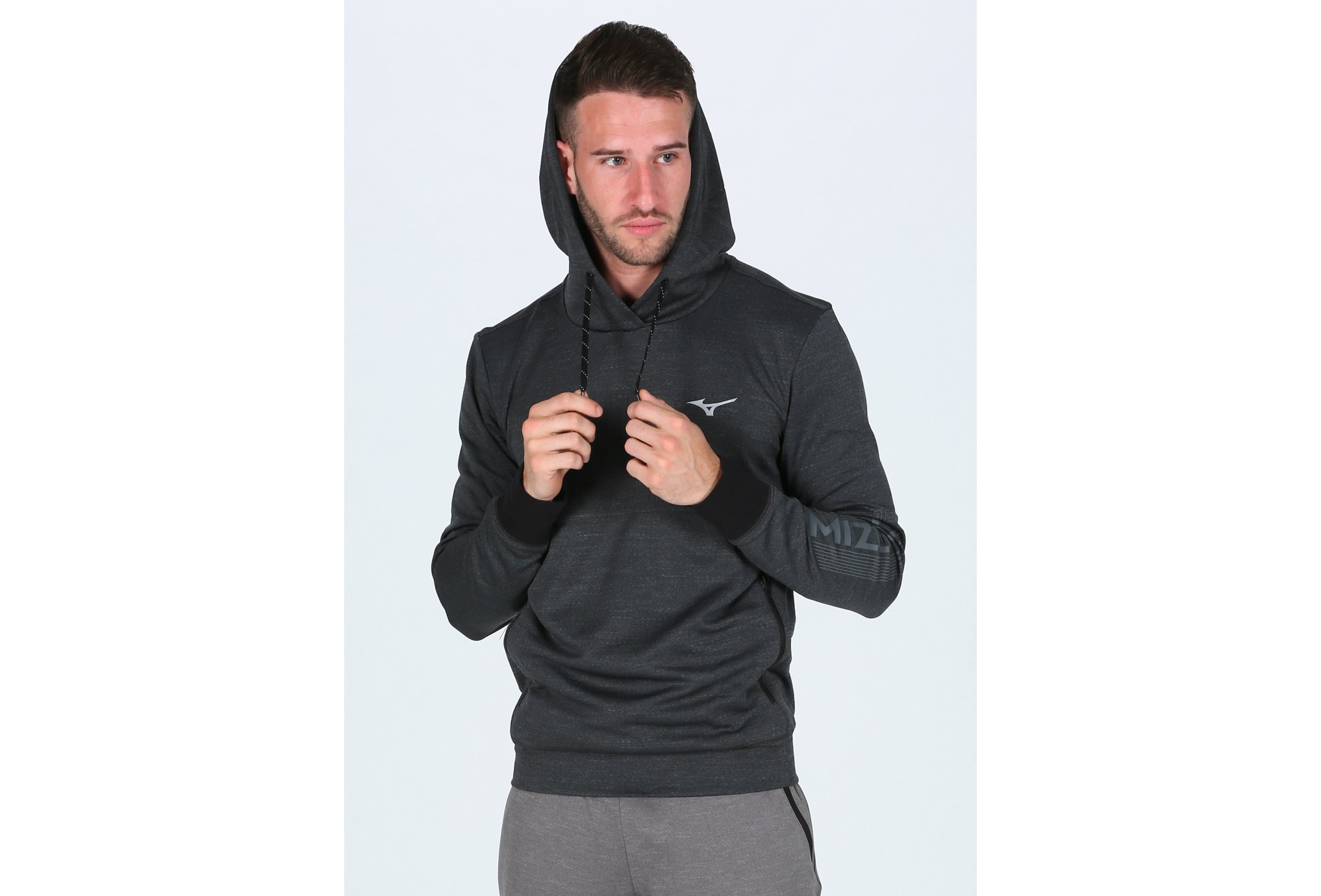 Mizuno Heritage Hoody M vêtement running homme