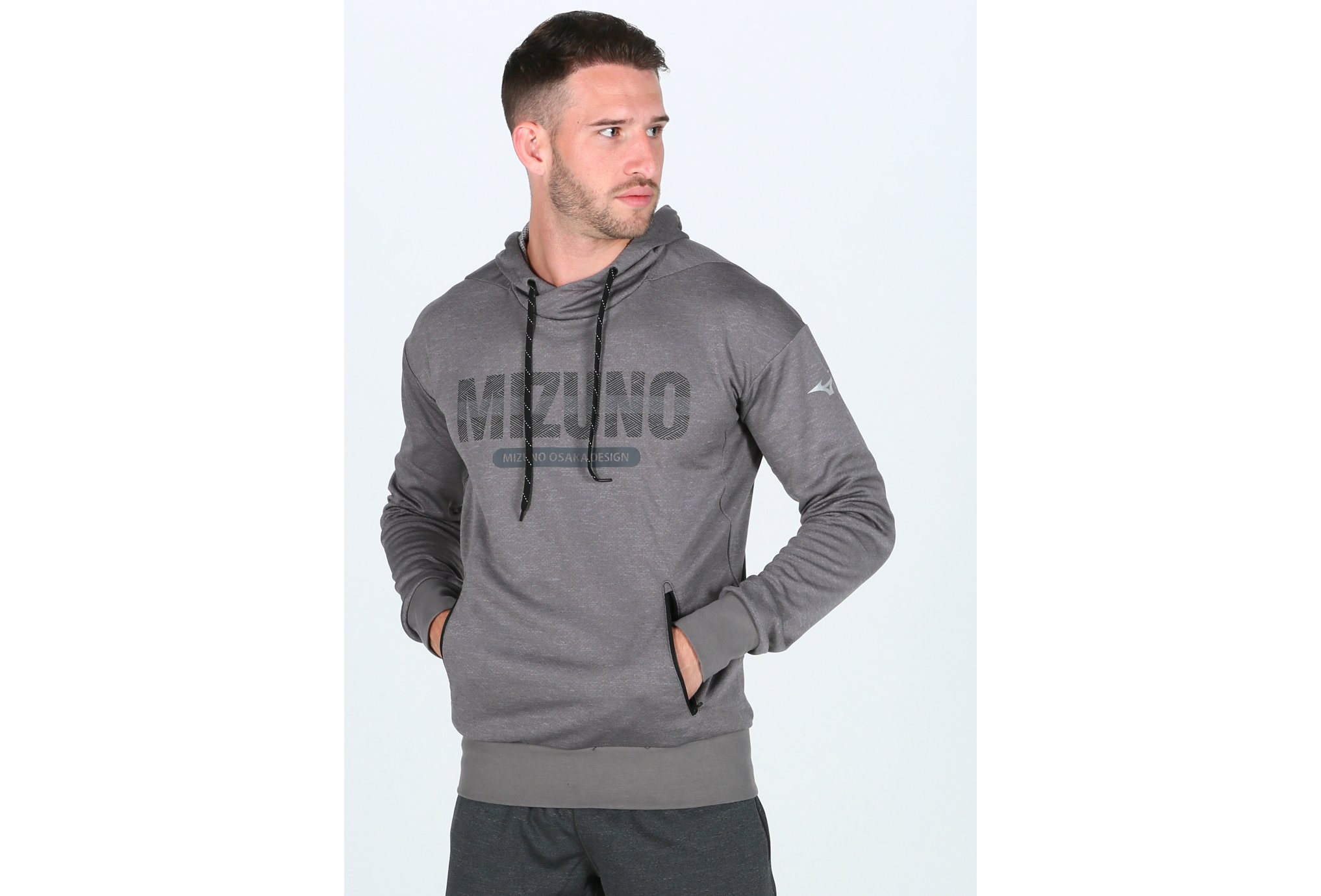 Mizuno Heritage Hoody M vêtement running homme