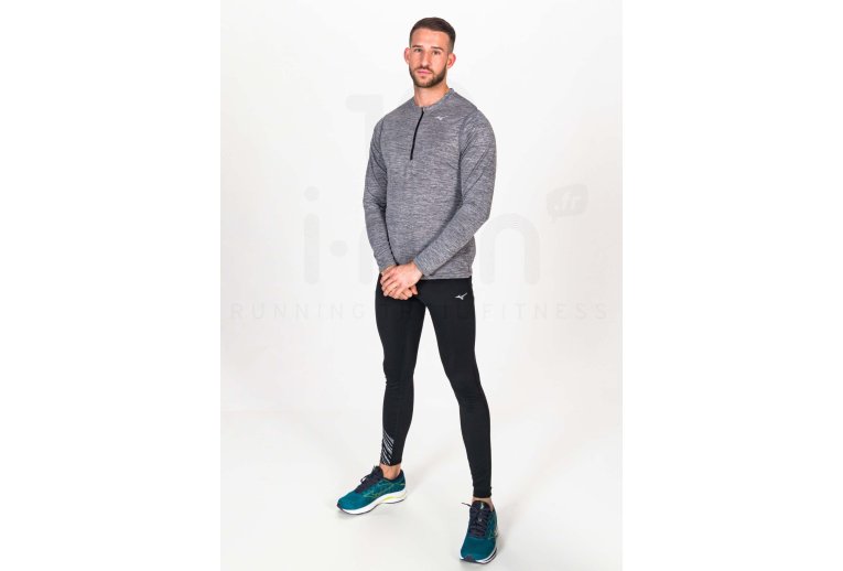Mizuno camiseta manga larga Impulse Core 1/2 Zip