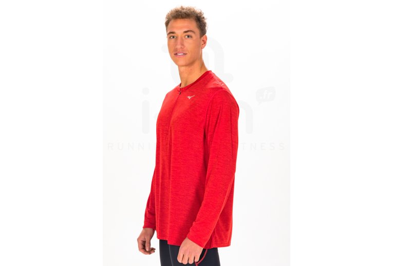 Mizuno camiseta manga larga Impulse Core 1/2 Zip