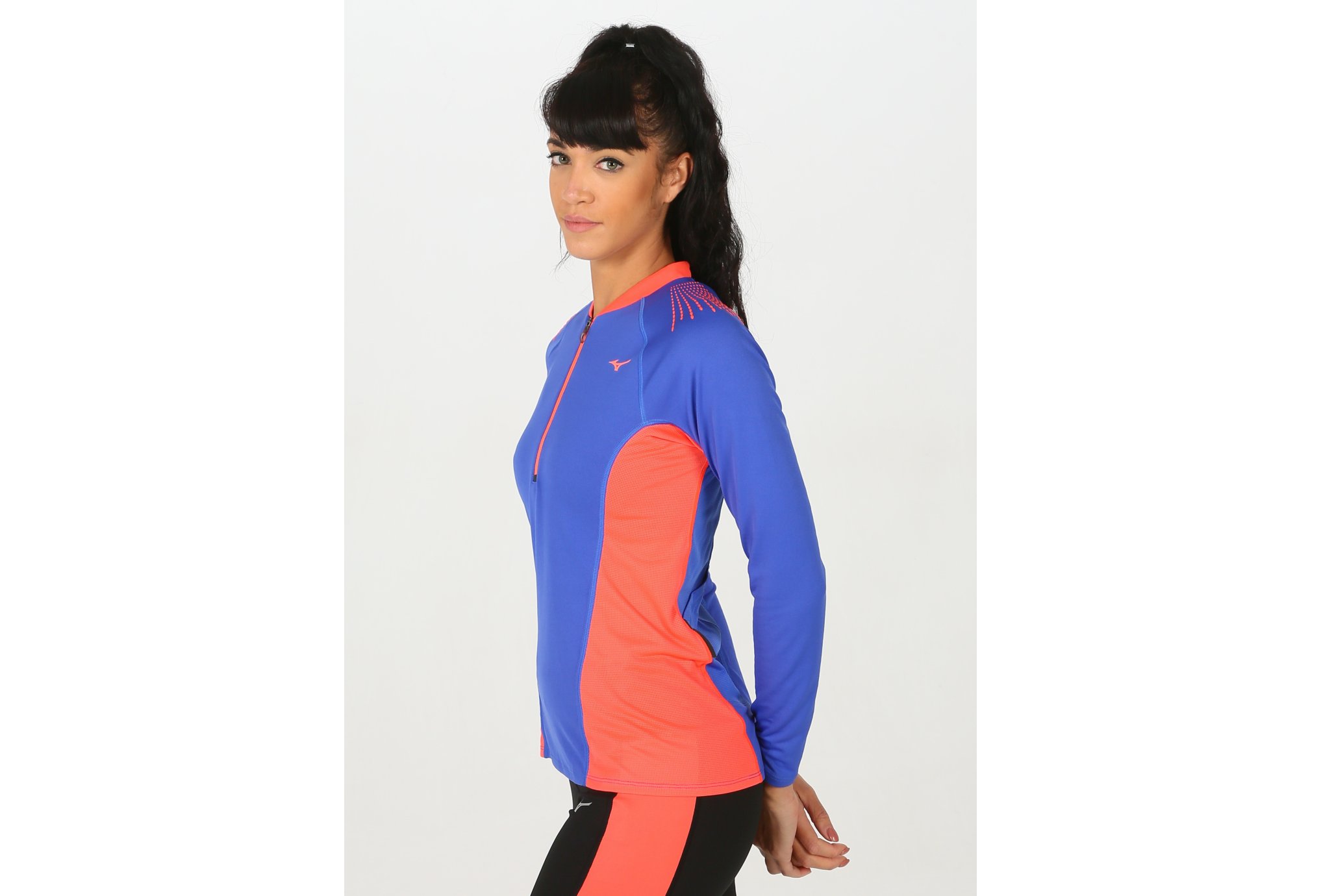 Mizuno Mujin Zippé W Diététique Vêtements femme