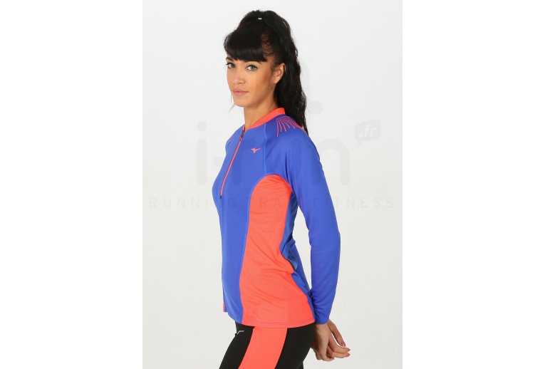 Mizuno Camiseta manga larga Mujin con cremallera