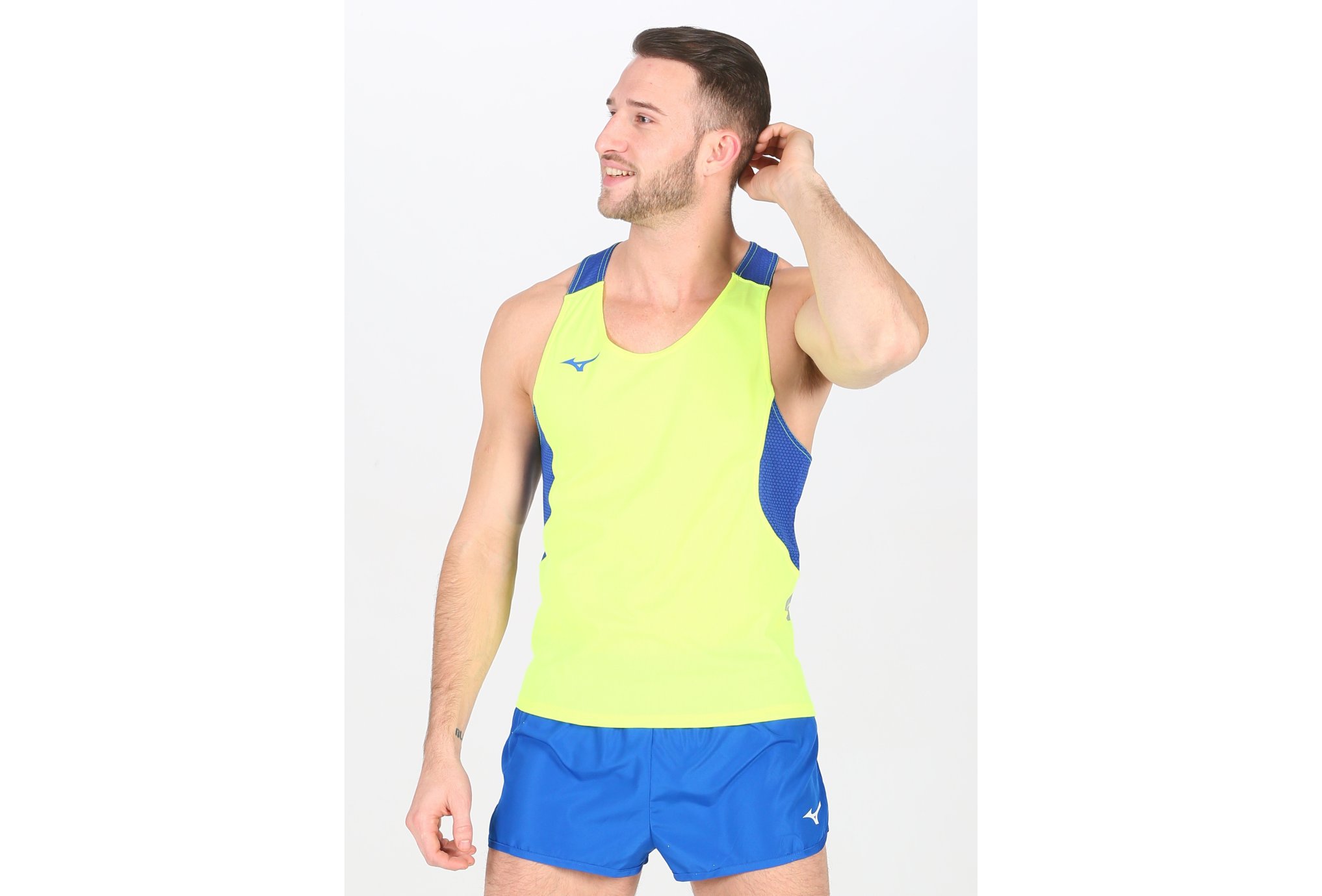 Mizuno Premium Singlet M vêtement running homme