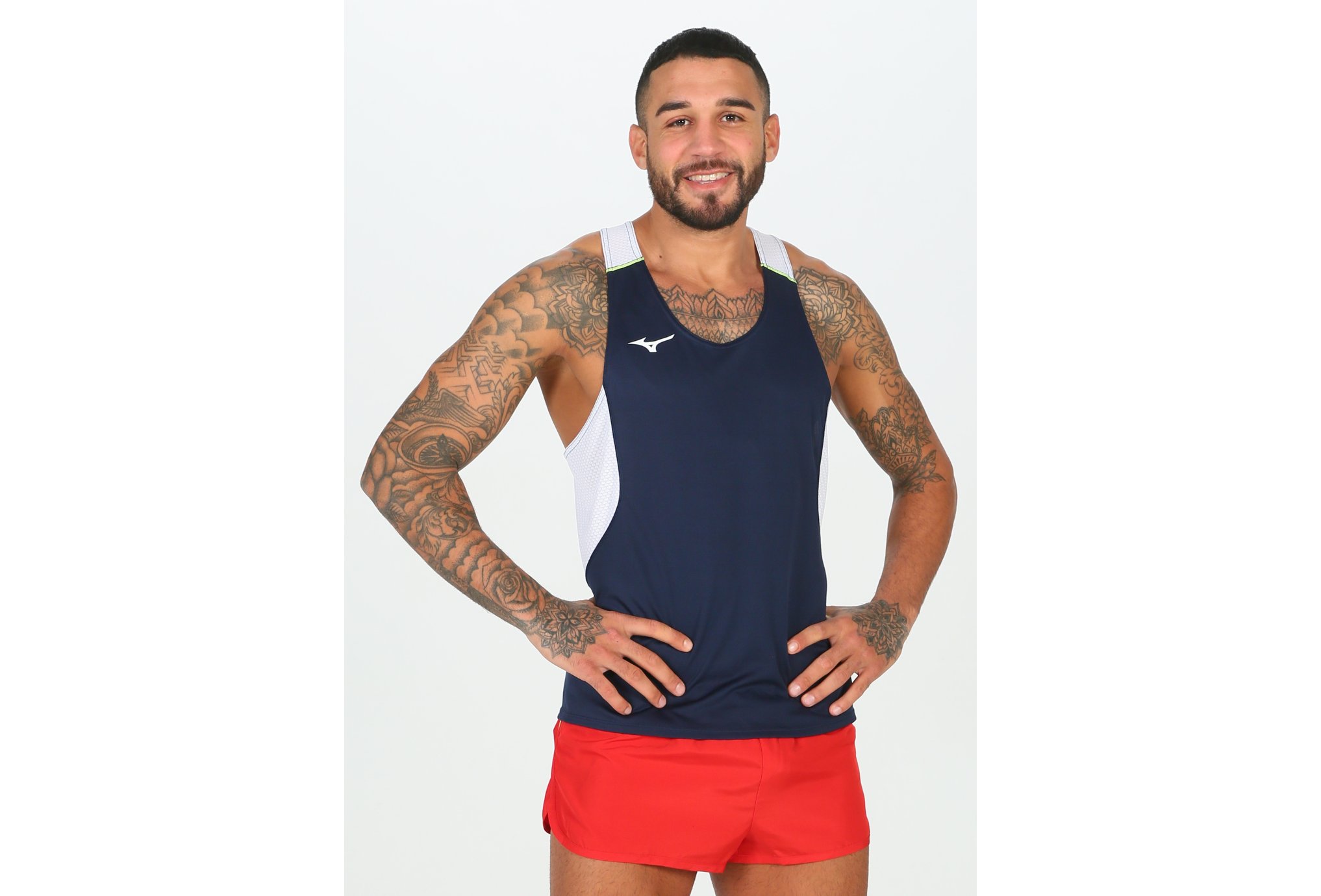 Mizuno Premium Singlet M vêtement running homme