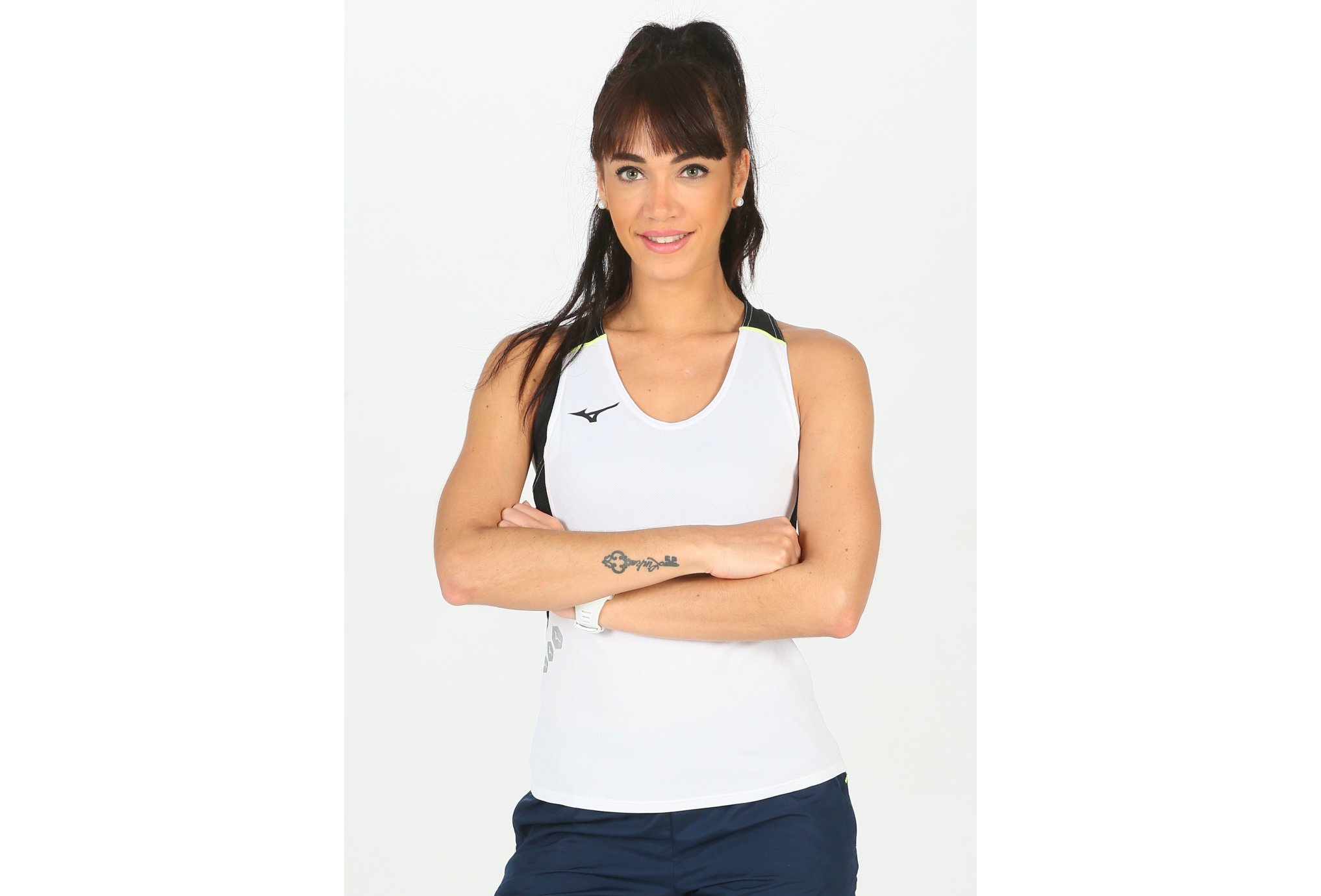 Mizuno Premium Singlet W vêtement running femme