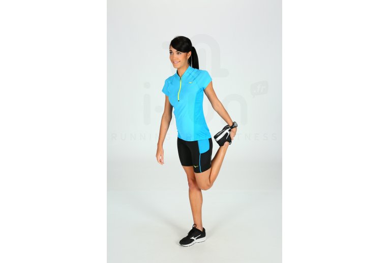 Mizuno Camiseta manga corta Kazan media cremallera